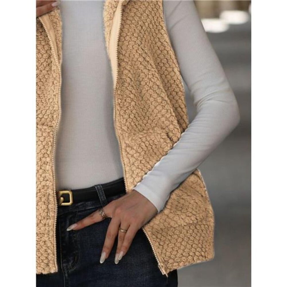 Zip-Up Vest Coat - Picture 7 of 11